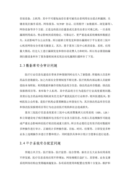 市医院三级等保建设专业方案.docx
