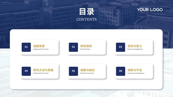 蓝色渐变学院风毕业答辩小组汇报PPT模板