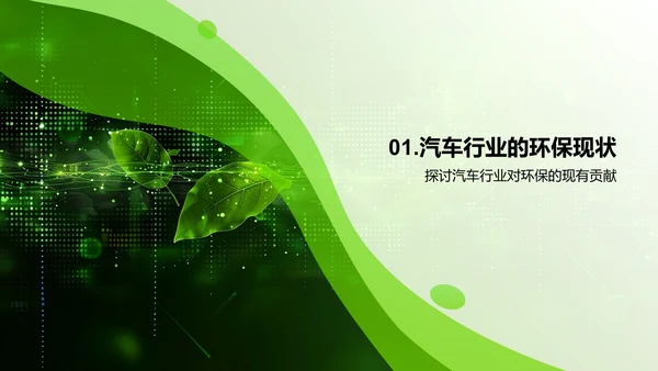 汽车行业环保发展