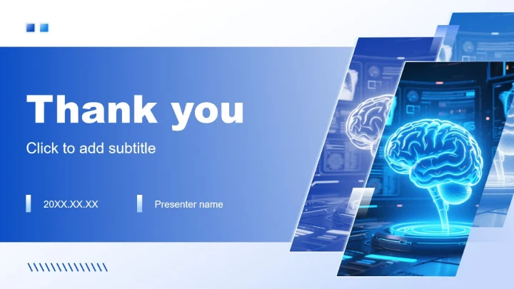 蓝色渐变商务风世界卒中日工作汇报PPT主题模板