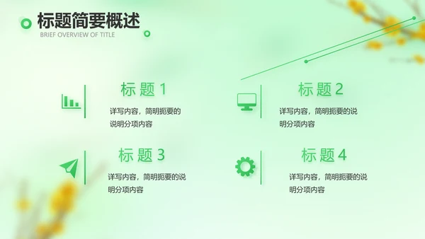 绿色清新春季旅游纪念册动态PPT模板