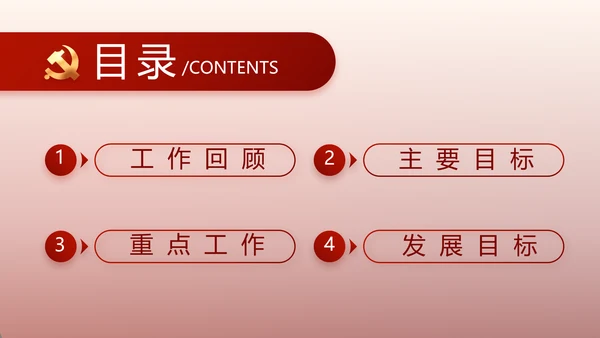 红色党建党支部述职报告动态PPT党课