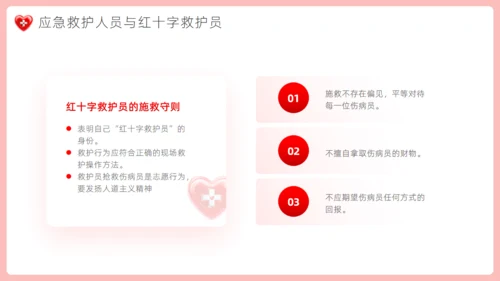 爱心红十字会，红十字应急救护通用PPT模板