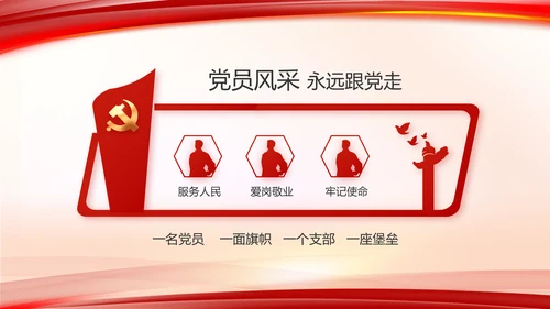 建党100周年大会七一讲话ppt党课