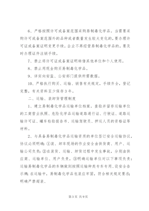 易制毒化学品经营管理制度 (4).docx