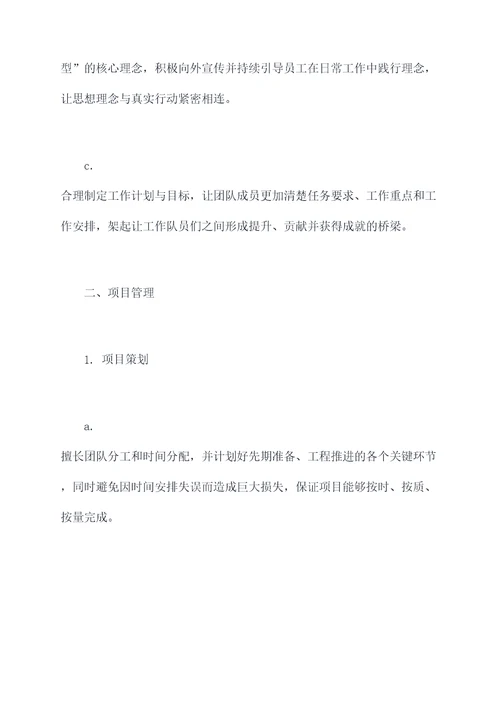 团队队长述职报告