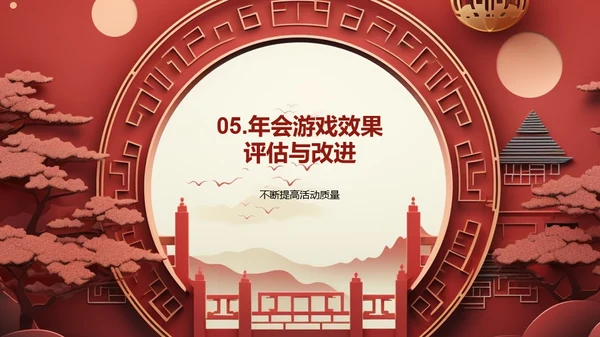 红色国潮风年会游戏策划PPT