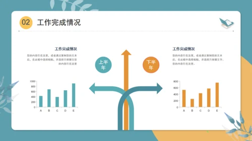 轻松休闲的工作总结通用PPT模版