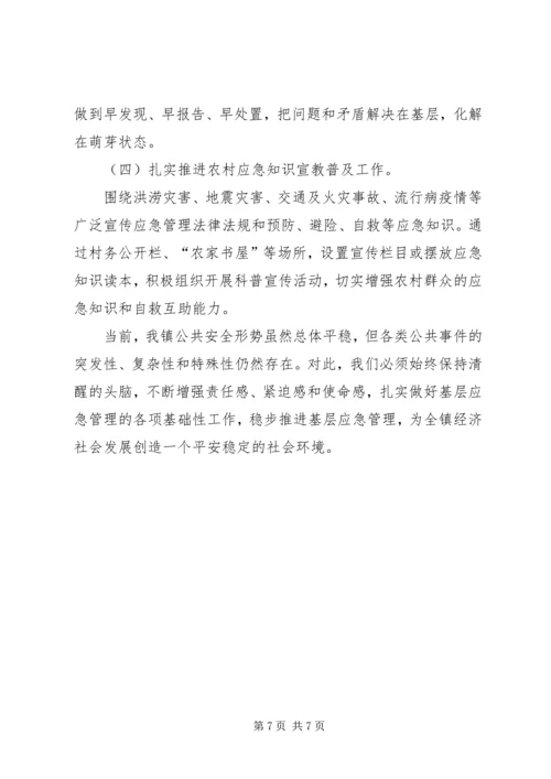 乡镇年度应急管理工作总结.docx