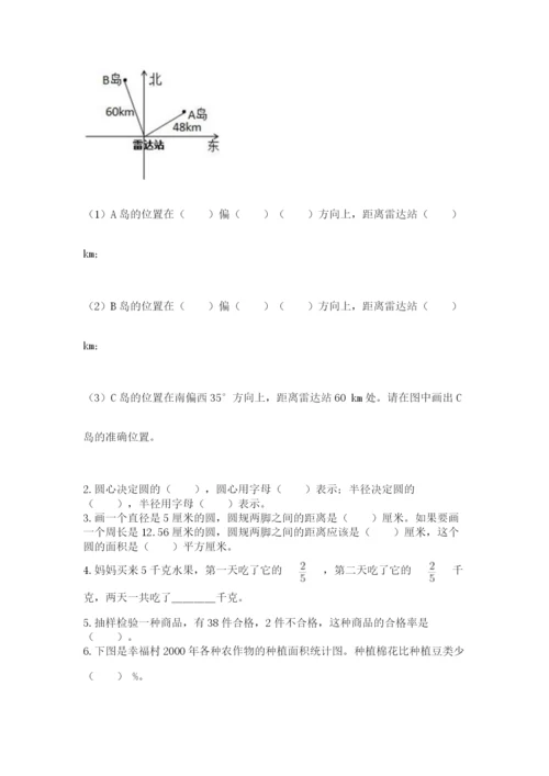 小学数学六年级上册期末测试卷及完整答案（网校专用）.docx
