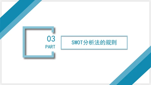 商务SWOT分析企业培训PPT模板