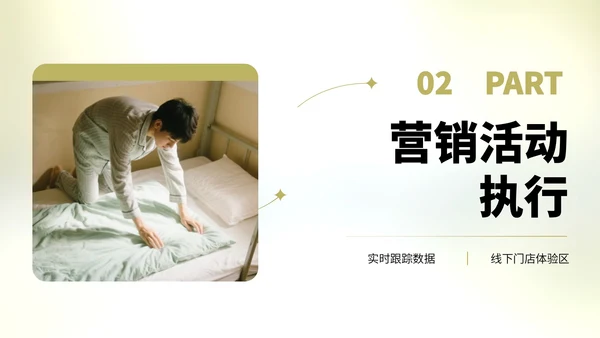 浅绿色简约风学生开学被褥营销复盘报告