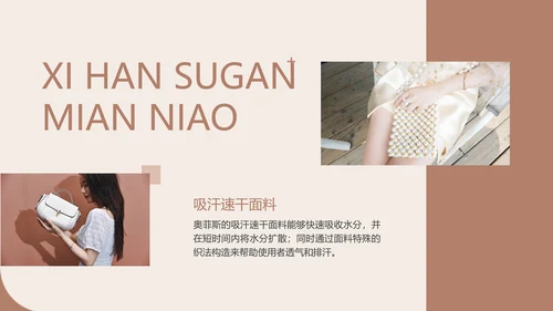 ins简约风服饰箱包品牌推广介绍路演PPT模板