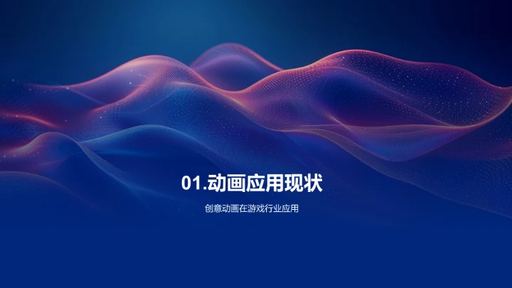 游戏动画投资分析报告PPT模板