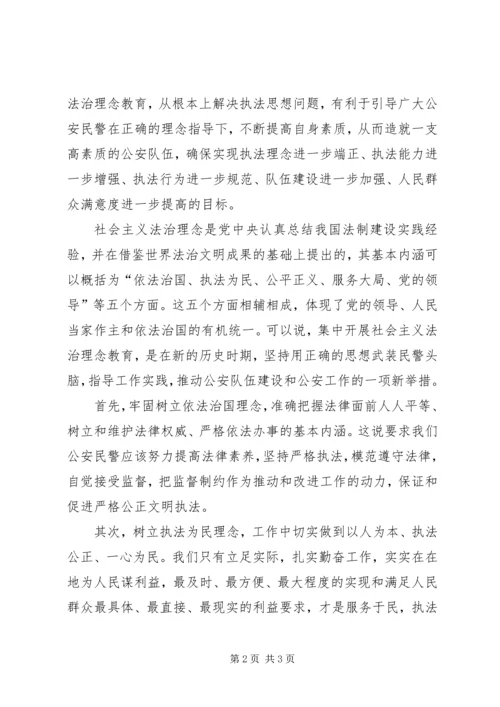 社会主义法治理念教育学习体会(二十一) (2).docx