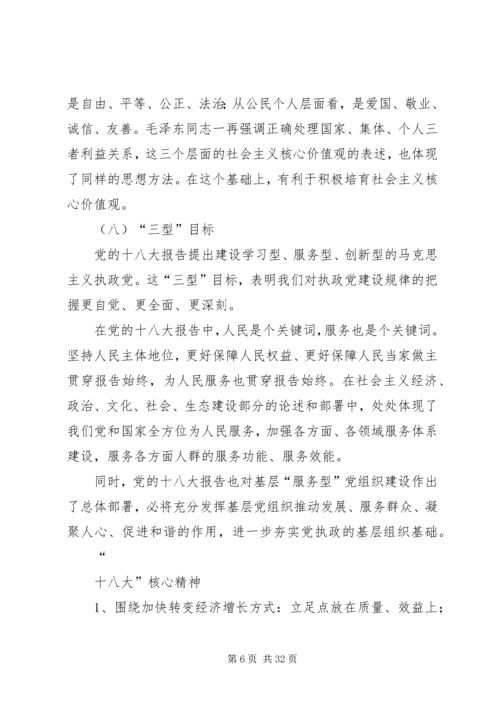 十八大精神学习资料.docx