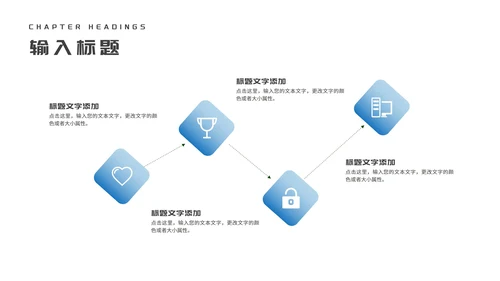 简约风蓝色办公大楼企业宣传汇报PPT模板