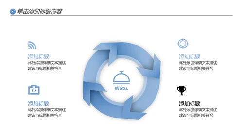 创意极简三角形企业宣传公司简介PPT模板