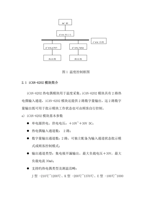 基于组态的CAN总线温度控制基础系统综合设计.docx