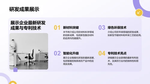 紫色扁平风通用行业产品发布会PPT模板