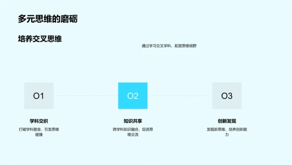 科学课交叉学科探究PPT模板