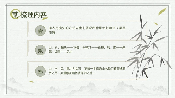 中国风长相思中小学语文教学课件PPT