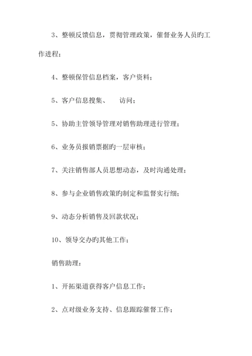 公司销售部管理规章制度基础.docx