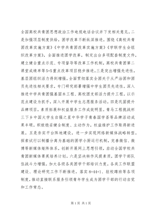学校共青团工作总结报告.docx
