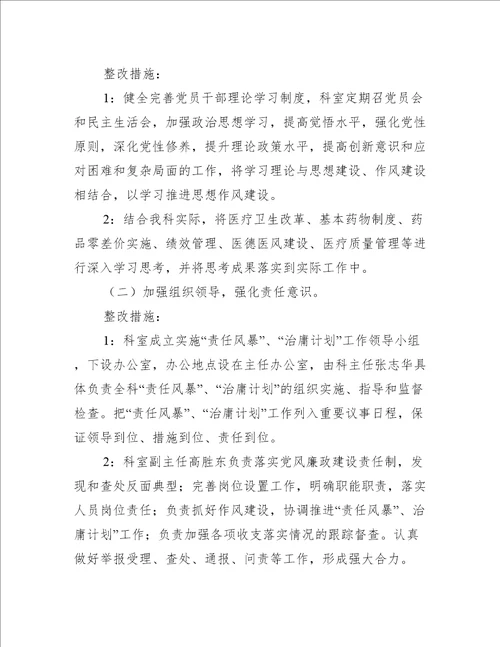 治庸整改措施(精选多篇)