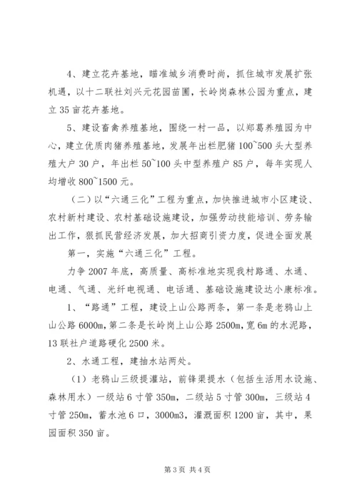 村全面建设小康社会发展规划 (2).docx