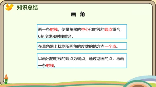 人教版数学四年级上册3.4 画角课件(共27张PPT)