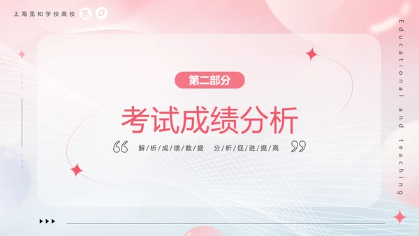 期中质量分析粉色清新弥散风中小学考试质量分析大会主题班会PPT