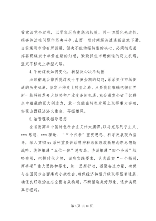 学习XX省十一次党员代表大会精神的心得体会精选范文.docx