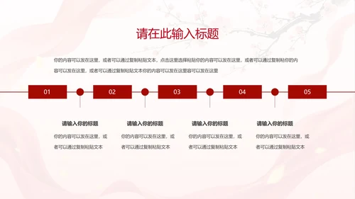 中国风两会报告解读PPT模板