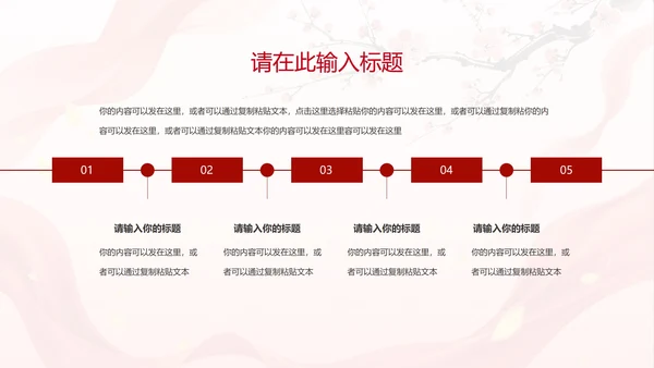 中国风两会报告解读PPT模板