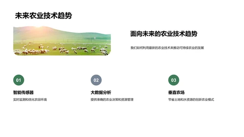 可持续农产品介绍PPT模板