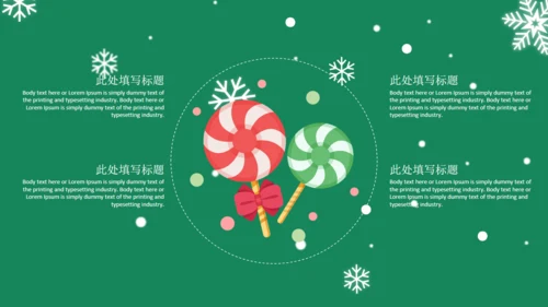 可爱圣诞节通用PPT课件