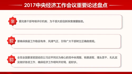 中央经济工作会议93个重要论述PPT模板