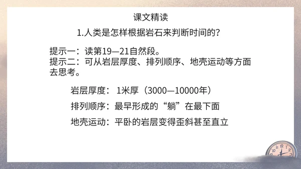 八年级下册时间的脚印课件PPT模板