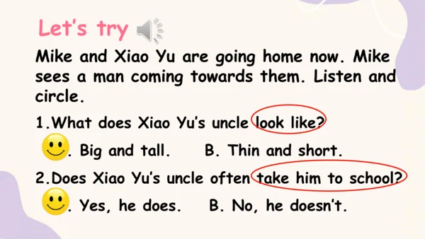 Unit 5 What does he do? PB Let's talk 课件+素材(共32张PP