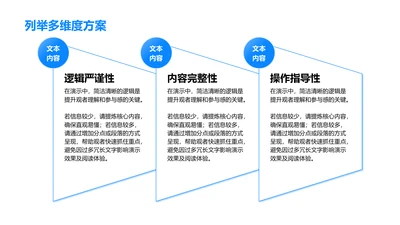 列举多维度方案-列举PPT