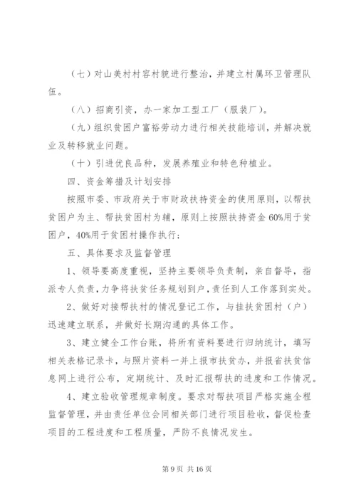 单位帮扶工作实施方案.docx