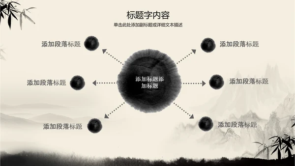 古典复古意境中国风动态ppt动态模版