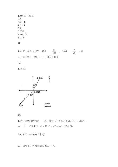 山东省济南市外国语学校小升初数学试卷及参考答案（达标题）.docx