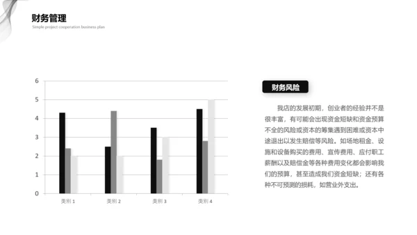 黑灰商业计划项目简介PPT模板