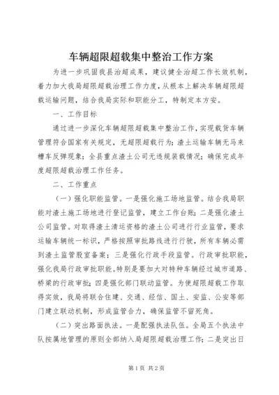 车辆超限超载集中整治工作方案 (2).docx