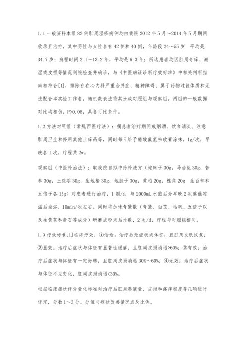 探讨中医外治法治疗肛周湿疹的临床效果.docx