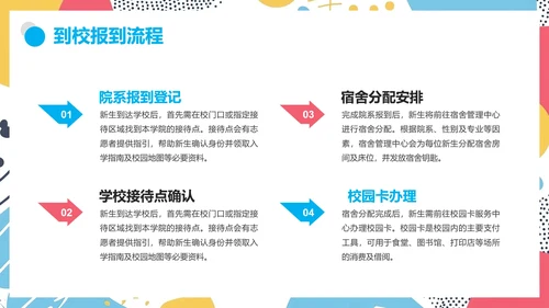 大学新生入学须知新生报到须知及注意事项通知PPT模版