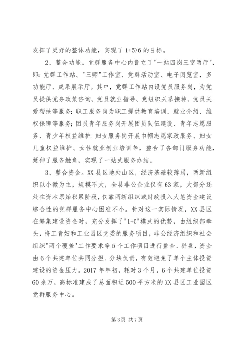 工业园区党群服务中心建设探析 (3).docx