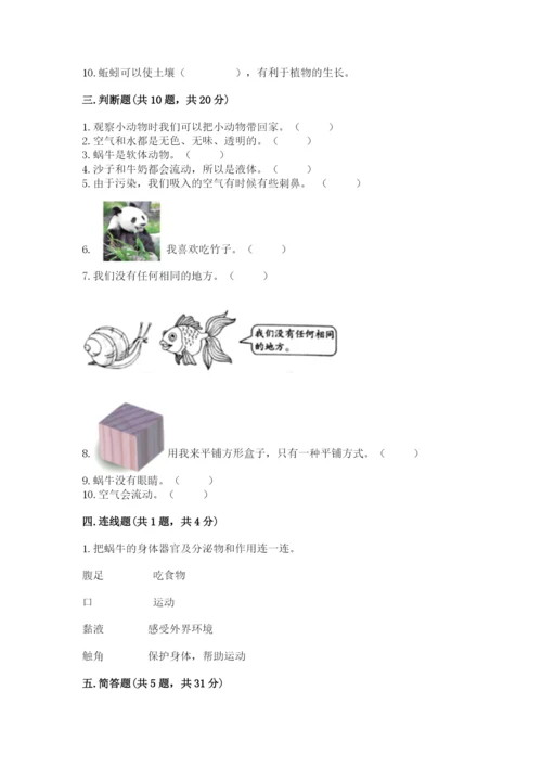 教科版一年级下册科学期末测试卷精品（能力提升）.docx